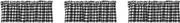 Binxind 3X Valances for Kitchen Farmhouse Check Valances for Window Treatment Decor (Black and White)
