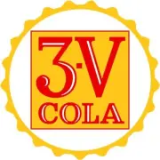 3V Cola Bottle Cap Theme NEW Sign 40" Diameter Diecut USA STEEL