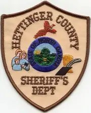 HETTINGER COUNTY NORTH DAKOTA ND SHERIFF POLICE PATCH