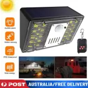 Solar Alarm LED Light Strobe Light Wireless Motion Sensor Detector Warning Lamp