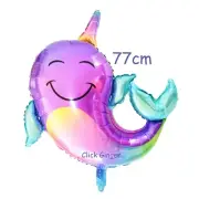 Unicorn Dolphin Balloon Narwhal Mermaid Helium Foil Under the Sea