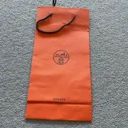 New Authentic Hermes Paper Bag Shopping Bag Gift Bag Luxury Empty Packaging