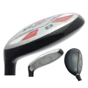 Left Handed-Majek Golf +1" Std Senior Men's #8 Hybrid "A" Flex, Arthritic Grip