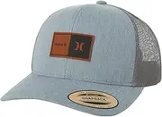 [Hurley] Patch Curved Brim Snap Back Trucker Cap