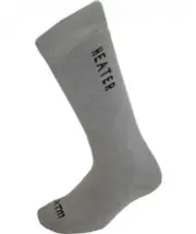 XTM Heater Unisex Snow Sock - Grey - S (2 - 8)
