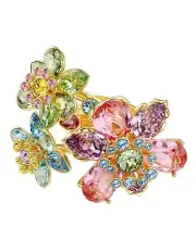 [Swarovski] Idyllia Ring Flower Gold Tone Plated in Multi