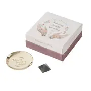 2pc Pilbeam Living Energy Semi Precious Stone Crystal Gift Set Smokey Quartz 8cm
