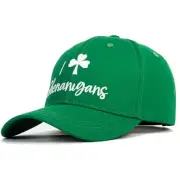 St. Patrick's Day Party Baseball Cap Ireland Irish Medium Green- I Shenanigans