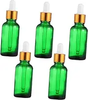 ULTECHNOVO Essence Bottle Set 30ml Refillable Dropper Bottles Glass Oil Dispenser for Essential Oil Perfume