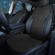 Front Car Seat Covers for Tesla Model Y Model S Model 3 Highland 2025 2017-2024 Breathable Interior Seat Cushion Protector All Season Protection (Without Logo)