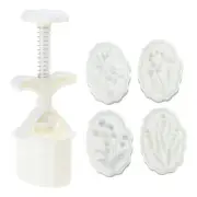 Mooncake Stamps DIY Mooncake Moulds DIY Baking Mooncake Tools for Mid-Autumn