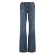 [Jean Paul Gaultier] Jean Paul Gaultier Zip-detail Jeans 24 US BLUE