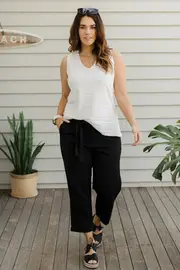 The Sash Detail Pant--BIRDK-1202