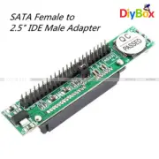 7+15 Pin Female SATA TO 2.5" Male 44Pin IDE Adapter Converter For Laptop PC