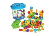 Learning Resources Gears! Gears! Gears! Super Building Toy Set, STEM Toys, Construction Toys, Gears for Kids, 150 Pieces, Ages 3+