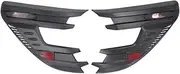 Body Kits Decoration Protection Matte Black Cover Tuning Car JDM Auto Molding Compatible for Toyota Hilux，Compatible for Revo Accessories 2015 2016 2017(Headlight Cover)