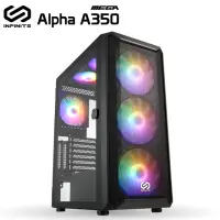 在飛比找momo購物網優惠-【INFINITE】MEGA Alpha A350 電腦機殼