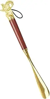 [SAFIGLE] Household Shoe Puller 32cm Long Handle Shoe Horn Easy On/off Smooth Edges Relieve Back Knee p