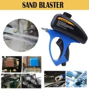 Hand Held Sand Blaster Portable Spot Spray Gun Air Gravity Rust Remover Tools