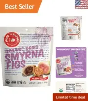 Guilt-Free Organic Dried Smyrna Figs - 16 oz Resealable and Deliciously Sweet