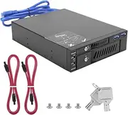 Nutriess Hard Disk Mobile Rack Disk Optical Drive Extraction Box 2.5 3.5 Bracket USB MR6203 Versatile Storage Solution for Home Office Use