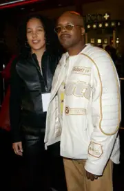 Director Reggie Rock Bythewood wife Gina at the premiere of Biker - Old Photo