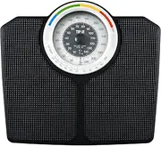 Analog Scale for Body Weight, Mechanical Bathroom Scale, Non Digital Scale for Body Weight, 150kg/330lb, Large Dial Scale with Large Anti-Slip Platform, Simple Dial Calibration, Free Battery