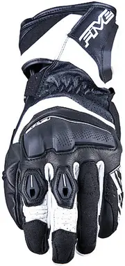 Five RFX4 EVO Motorcycle Gloves, black-white, Size L for Men Black White