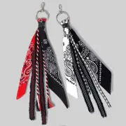 Casual Wear Pants Chain with Hip Hop Patterned Scarf for Men and Women
