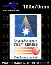 ANSETT AUSTRALIA TEST SERIES CRICKET STICKER