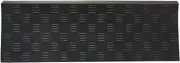 Rubber-Cal "Diamond-Grip" Recycled Rubber Step Mat - 9.75" x 29.75" inches - 6pk
