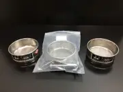 LABALPHA PN GB/T6003. 1-2022 Mesh 40 Diameter 4 in Steel Wire Sieves Lot 3 PCS