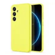 ZUSLAB Galaxy S24 5G Case Nano Silicone Shockproof Gel Rubber Bumper Protective Cover for Samsung (2024) - Yellow