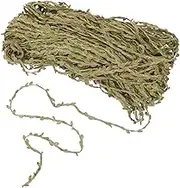 DOITOOL Artificial Greenery Garland Twine with Faux Leaves Braided Jute Vine Ribbon for Jungle Party Wedding Garden Decor Versatile Decoration