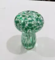 Italian Murano Glass Mushroom Sculpture Paperweight by Alessandro Coppola 1977