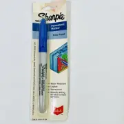 Vintage Sharpie Permanent Marker Blue Fine Point New Old Stock Sanford’s