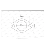 Redback Flange Gasket for Ford Territory SX SY Laser KA LTD Meteor GC Telstar AR