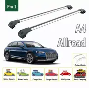 For Audi A4 Allroad 2008-17 Roof Rack Cross Bars Metal Bracket Raised Rail Alu S