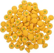 ARTIBETTER 100pcs Kawaii Mini Pumpkin Erasers Fun Fall Miniature Erasers for Decorative Desk Supplies Safe TPR Material Use for School and Home for Pencil Cases