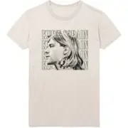 Kurt Cobain Contrast Profile T-Shirt Neutral New
