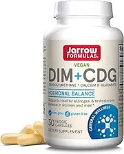 Jarrow Formulas Dim Plus CDG, Supports Estrogen Balance & Healthy Cell Replication, 30 Capsules