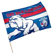 Licensed AFL Western Bulldogs GAME DAY Pole Flag Banner