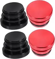 COOLHIYA Cigarette Socket Debris Cover Vehicle Lighter Cover Splashproof Car Lighter Universal Vehicle Power Port Cap 4pcs Set