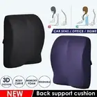 Memory Foam Lumbar Back Support Cushion Pillow Waist Home Office Car Chair Mesh