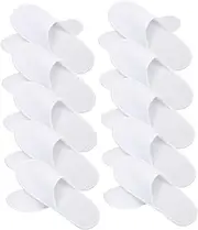NIYANGLE 10Pairs Non Slip Disposable Slippers for Spa Hotel and Travel Cloth Slippers for Men Women Comfortable Travel Supply for Home Use
