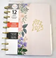 Happy Planner Floral Light Pink 12 Month Academic Planner Aug 2022-July 2023