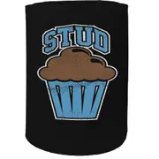 Alcohol Stubby Holder - Stud Muffin - Funny Novelty Birthday Gift Joke Beer Can Bottle Coolie