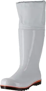 CHEFMATE(シェフメイト) Koshin Rubber HB-501 High Breeder Guard Rain Boots with Cover, White