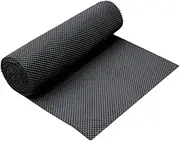 ａ aternee Pilates Non Slip Mat Non Slip Furniture Pad Cuttable Portable Grip Liner, Drawer and Shelf Liner for Crossfit Workout Indoor, Black