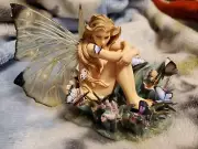 Dragonsite “Field of Dreams” Fairy by Sheila Wolk #1856/4800 Retired, NIB. AA+++